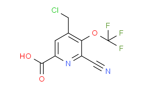 AM167477 | 1804343-90-5 | 4-(Chloromethyl)-2-cyano-3-(trifluoromethoxy)pyridine-6-carboxylic acid