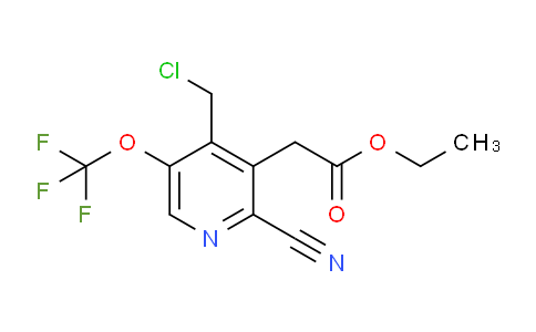 AM167479 | 1804337-30-1 | Ethyl 4-(chloromethyl)-2-cyano-5-(trifluoromethoxy)pyridine-3-acetate