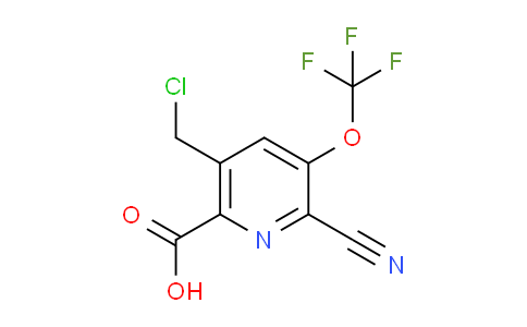 AM167484 | 1803663-17-3 | 5-(Chloromethyl)-2-cyano-3-(trifluoromethoxy)pyridine-6-carboxylic acid