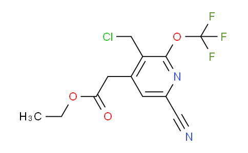 AM167490 | 1804301-70-9 | Ethyl 3-(chloromethyl)-6-cyano-2-(trifluoromethoxy)pyridine-4-acetate