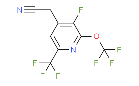 AM167494 | 1806260-17-2 | 3-Fluoro-2-(trifluoromethoxy)-6-(trifluoromethyl)pyridine-4-acetonitrile
