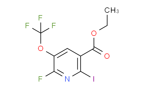 Ethyl 2-fluoro-6-iodo-3-(trifluoromethoxy)pyridine-5-carboxylate