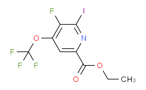 Ethyl 3-fluoro-2-iodo-4-(trifluoromethoxy)pyridine-6-carboxylate