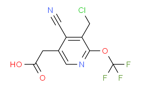AM167511 | 1804656-79-8 | 3-(Chloromethyl)-4-cyano-2-(trifluoromethoxy)pyridine-5-acetic acid