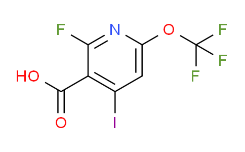 AM167512 | 1804425-55-5 | 2-Fluoro-4-iodo-6-(trifluoromethoxy)pyridine-3-carboxylic acid