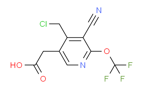 4-(Chloromethyl)-3-cyano-2-(trifluoromethoxy)pyridine-5-acetic acid