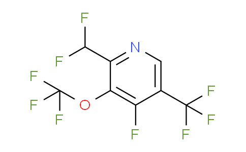 2-(Difluoromethyl)-4-fluoro-3-(trifluoromethoxy)-5-(trifluoromethyl)pyridine