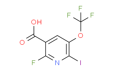 2-Fluoro-6-iodo-5-(trifluoromethoxy)pyridine-3-carboxylic acid