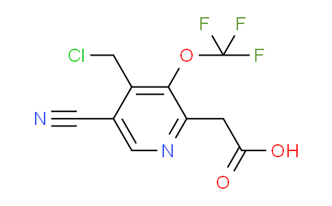 AM167529 | 1804656-99-2 | 4-(Chloromethyl)-5-cyano-3-(trifluoromethoxy)pyridine-2-acetic acid