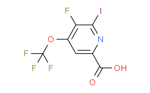 AM167530 | 1804324-94-4 | 3-Fluoro-2-iodo-4-(trifluoromethoxy)pyridine-6-carboxylic acid