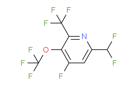 AM167532 | 1803680-63-8 | 6-(Difluoromethyl)-4-fluoro-3-(trifluoromethoxy)-2-(trifluoromethyl)pyridine