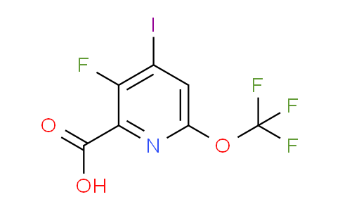 AM167535 | 1806144-51-3 | 3-Fluoro-4-iodo-6-(trifluoromethoxy)pyridine-2-carboxylic acid