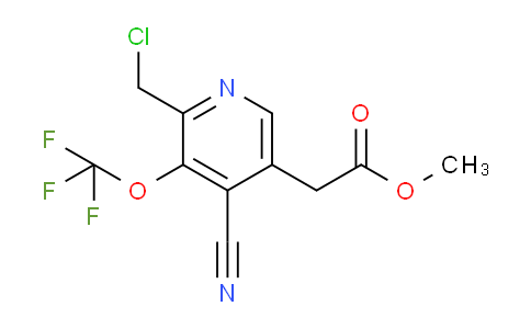 AM167537 | 1804336-92-2 | Methyl 2-(chloromethyl)-4-cyano-3-(trifluoromethoxy)pyridine-5-acetate