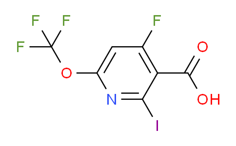 4-Fluoro-2-iodo-6-(trifluoromethoxy)pyridine-3-carboxylic acid
