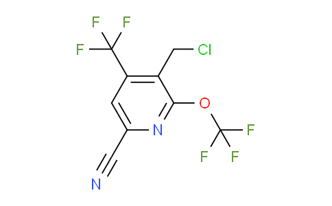 AM167550 | 1806248-28-1 | 3-(Chloromethyl)-6-cyano-2-(trifluoromethoxy)-4-(trifluoromethyl)pyridine