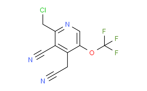 2-(Chloromethyl)-3-cyano-5-(trifluoromethoxy)pyridine-4-acetonitrile
