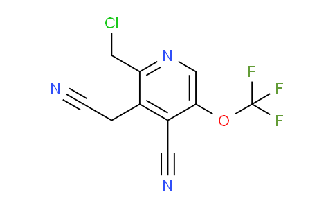 AM167560 | 1804737-73-2 | 2-(Chloromethyl)-4-cyano-5-(trifluoromethoxy)pyridine-3-acetonitrile