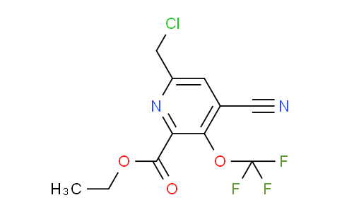 AM167561 | 1804656-22-1 | Ethyl 6-(chloromethyl)-4-cyano-3-(trifluoromethoxy)pyridine-2-carboxylate