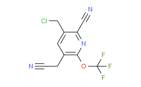 AM167577 | 1804737-87-8 | 3-(Chloromethyl)-2-cyano-6-(trifluoromethoxy)pyridine-5-acetonitrile