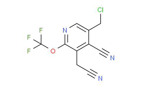 5-(Chloromethyl)-4-cyano-2-(trifluoromethoxy)pyridine-3-acetonitrile