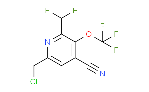 6-(Chloromethyl)-4-cyano-2-(difluoromethyl)-3-(trifluoromethoxy)pyridine