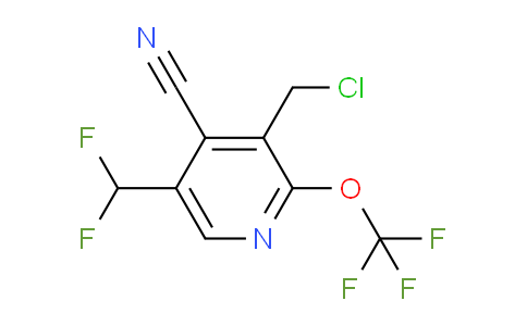 AM167593 | 1806186-62-8 | 3-(Chloromethyl)-4-cyano-5-(difluoromethyl)-2-(trifluoromethoxy)pyridine