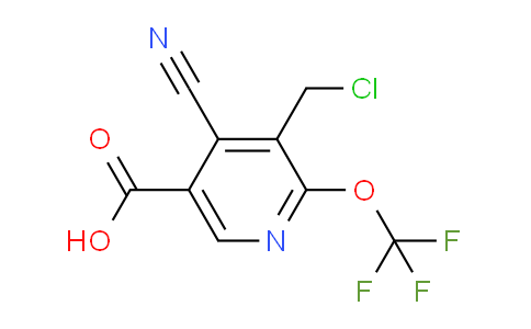AM167595 | 1804343-73-4 | 3-(Chloromethyl)-4-cyano-2-(trifluoromethoxy)pyridine-5-carboxylic acid