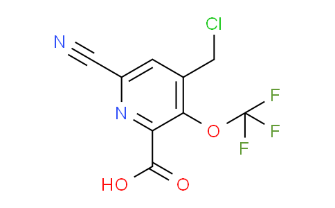 4-(Chloromethyl)-6-cyano-3-(trifluoromethoxy)pyridine-2-carboxylic acid