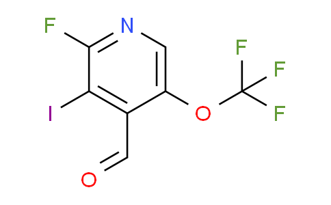 2-Fluoro-3-iodo-5-(trifluoromethoxy)pyridine-4-carboxaldehyde