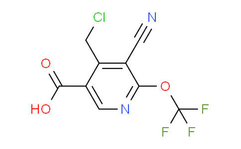4-(Chloromethyl)-3-cyano-2-(trifluoromethoxy)pyridine-5-carboxylic acid