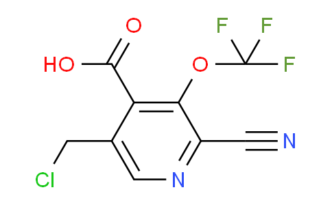 5-(Chloromethyl)-2-cyano-3-(trifluoromethoxy)pyridine-4-carboxylic acid