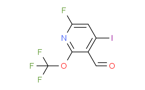 6-Fluoro-4-iodo-2-(trifluoromethoxy)pyridine-3-carboxaldehyde