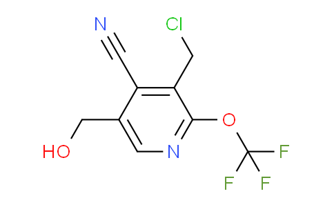 3-(Chloromethyl)-4-cyano-2-(trifluoromethoxy)pyridine-5-methanol