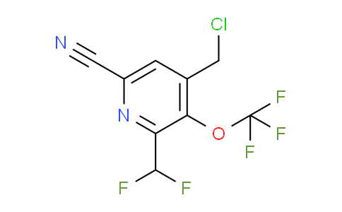AM167610 | 1806075-56-8 | 4-(Chloromethyl)-6-cyano-2-(difluoromethyl)-3-(trifluoromethoxy)pyridine