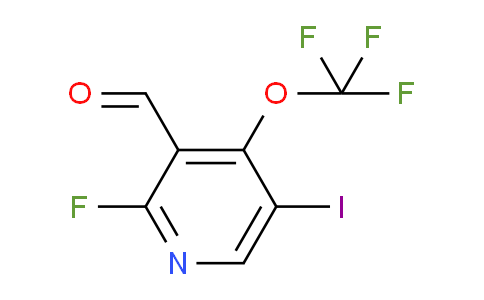 2-Fluoro-5-iodo-4-(trifluoromethoxy)pyridine-3-carboxaldehyde