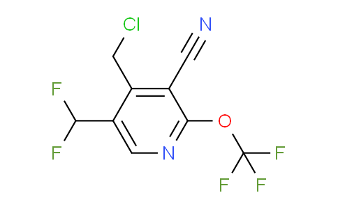 4-(Chloromethyl)-3-cyano-5-(difluoromethyl)-2-(trifluoromethoxy)pyridine
