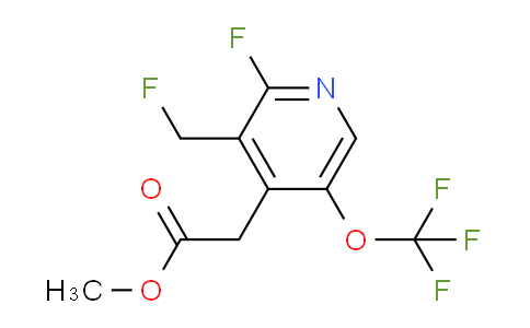 Methyl 2-fluoro-3-(fluoromethyl)-5-(trifluoromethoxy)pyridine-4-acetate