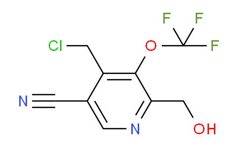 4-(Chloromethyl)-5-cyano-3-(trifluoromethoxy)pyridine-2-methanol