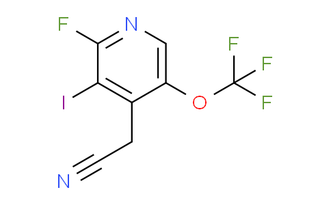 2-Fluoro-3-iodo-5-(trifluoromethoxy)pyridine-4-acetonitrile