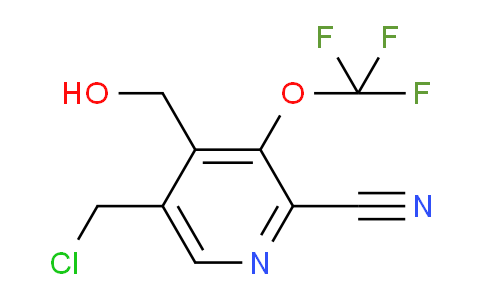 5-(Chloromethyl)-2-cyano-3-(trifluoromethoxy)pyridine-4-methanol