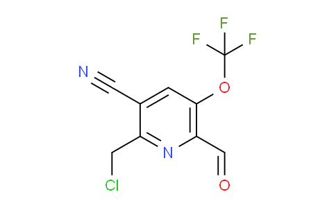 AM167633 | 1804302-86-0 | 2-(Chloromethyl)-3-cyano-5-(trifluoromethoxy)pyridine-6-carboxaldehyde