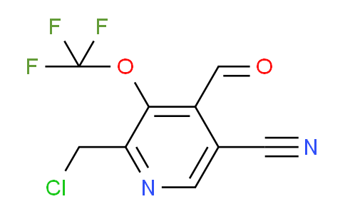 2-(Chloromethyl)-5-cyano-3-(trifluoromethoxy)pyridine-4-carboxaldehyde