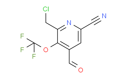 2-(Chloromethyl)-6-cyano-3-(trifluoromethoxy)pyridine-4-carboxaldehyde