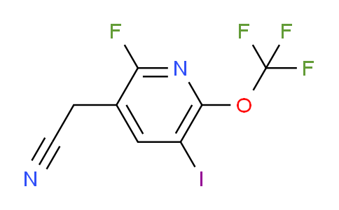AM167645 | 1804306-75-9 | 2-Fluoro-5-iodo-6-(trifluoromethoxy)pyridine-3-acetonitrile