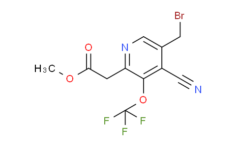 AM167657 | 1806190-25-9 | Methyl 5-(bromomethyl)-4-cyano-3-(trifluoromethoxy)pyridine-2-acetate
