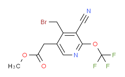 AM167666 | 1803947-15-0 | Methyl 4-(bromomethyl)-3-cyano-2-(trifluoromethoxy)pyridine-5-acetate