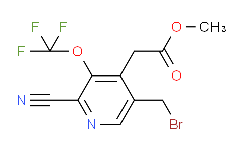 AM167675 | 1804679-79-5 | Methyl 5-(bromomethyl)-2-cyano-3-(trifluoromethoxy)pyridine-4-acetate