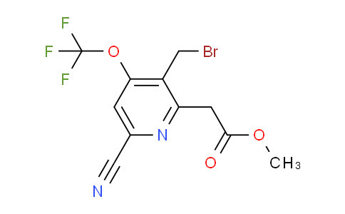 AM167677 | 1806114-48-6 | Methyl 3-(bromomethyl)-6-cyano-4-(trifluoromethoxy)pyridine-2-acetate