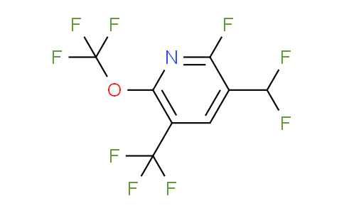 3-(Difluoromethyl)-2-fluoro-6-(trifluoromethoxy)-5-(trifluoromethyl)pyridine