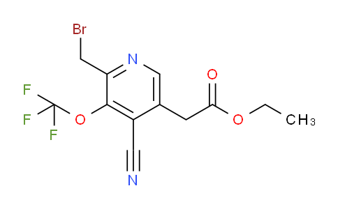 AM167683 | 1804736-58-0 | Ethyl 2-(bromomethyl)-4-cyano-3-(trifluoromethoxy)pyridine-5-acetate